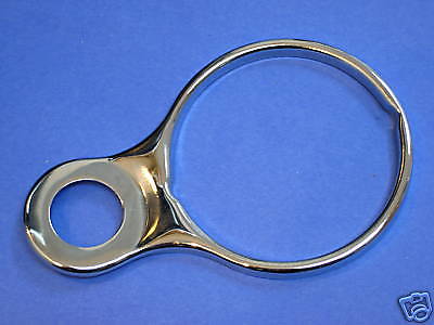 Instrument Bracket 97-4026 1976 up Triumph T-140 crome ring speedo tach holder