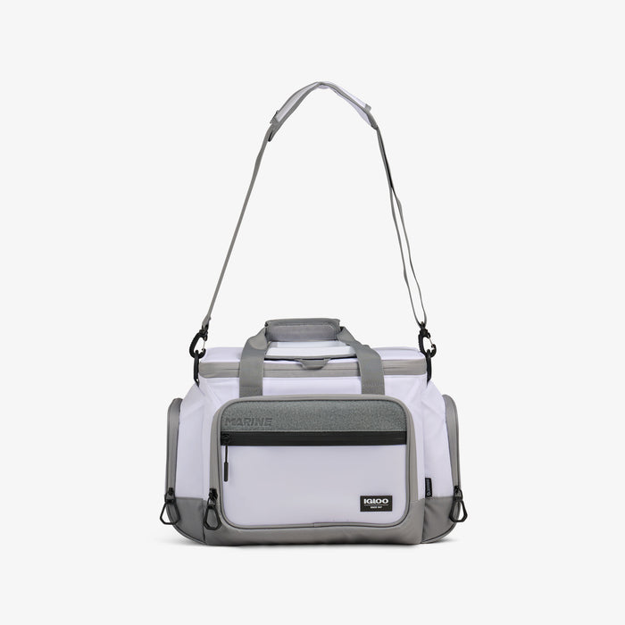 Strap View | Marine 30-Can Square Cooler Bag::::Adjustable strap
