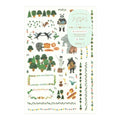Midori Yuru Log Stickers - Forest Animal