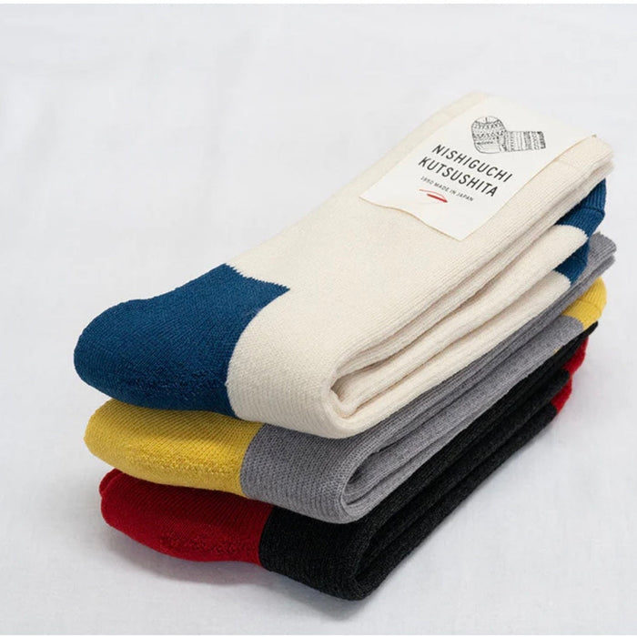 Nishiguchi Kutsushita Wool Pile Trail/Walk Socks | Light Gray