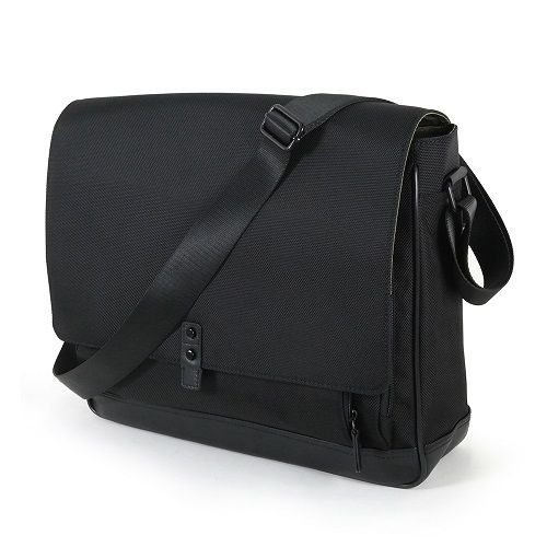 NLDA New Ballistic/Leather Trim Messenger Bag 667-961802