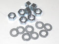 Norton spindle cap nuts & lockwashers 06-0348 disc nut washer set Commando