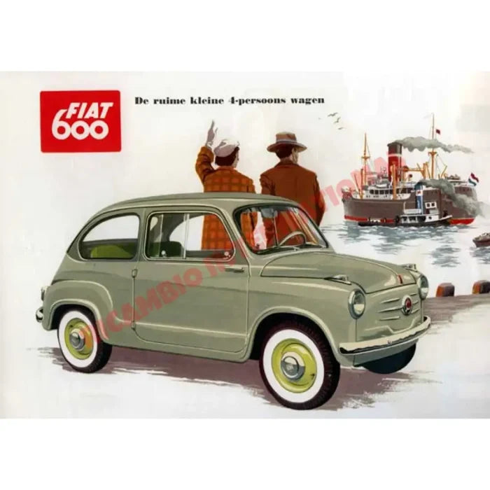 N/S Left Hand Outer Front Wing - Fiat 600 - Body Panels