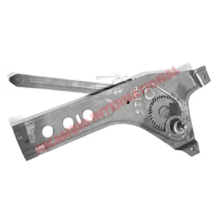 N/S Left Hand Window Winder Regulator - Classic Fiat 500 - Glass & Associated Parts