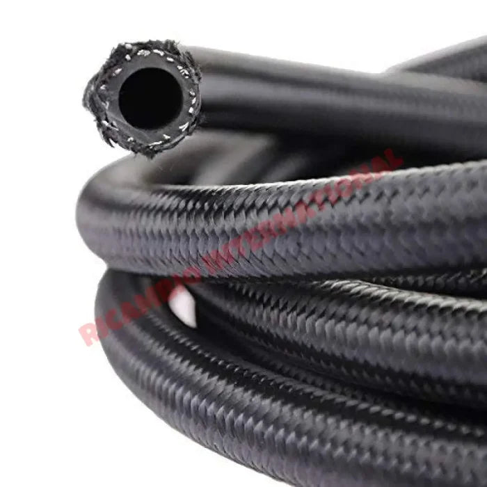 ONE Metre Black Outer Braided Fuel Hose (8x13mm) - Classic Fiat Alfa Romeo & Lancia - Fuel