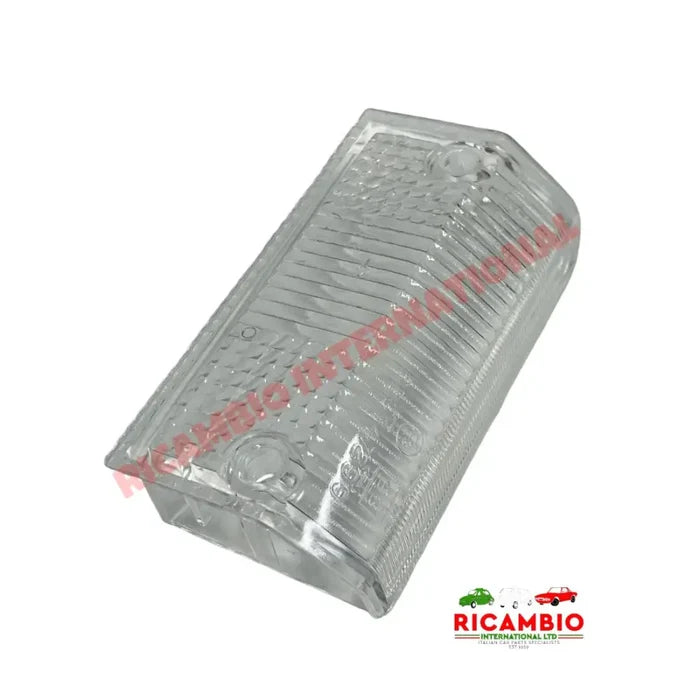 O/S Right Hand Front Indicator Lamp Lens White - Autobianchi A112 - Lights - Lamps and Lenses