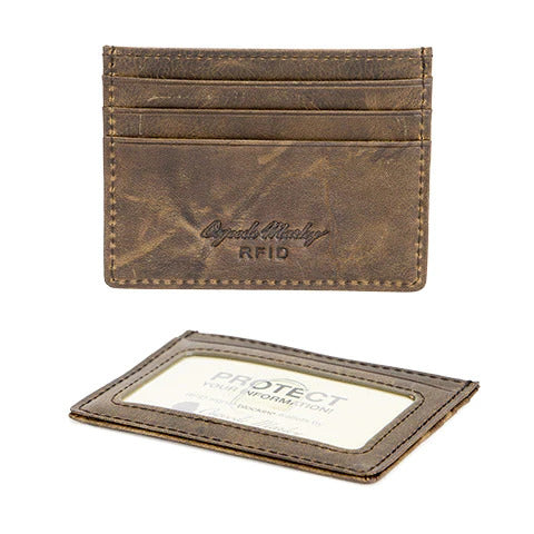 Osgoode Marley RFID Credit Card Stack 1307D Distressed Brown