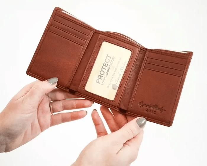 Osgoode Marley RFID ID Trifold Wallet Distressed 1304