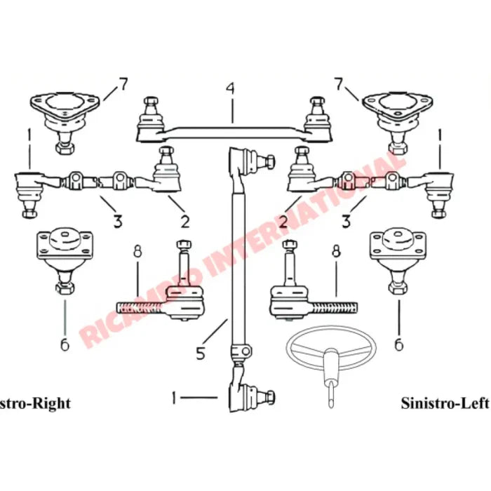 Outer Track Rod End - Fiat 238 - Fiat 238 - 241 - 242