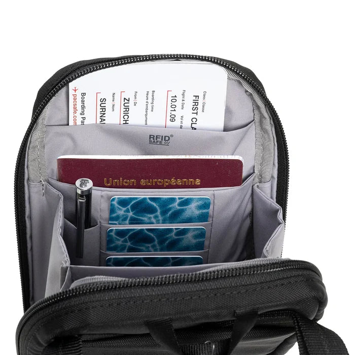 Pacsafe RFIDsafe RFID Blocking Tech Crossbody 11060 Black