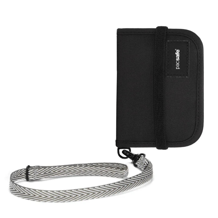 Pacsafe RFIDsafe V50 RFID Blocking Compact Wallet 10551 Black