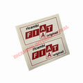 Pair of Fiat Ricambi Originali Stickers - Badge - Grill & Emblem