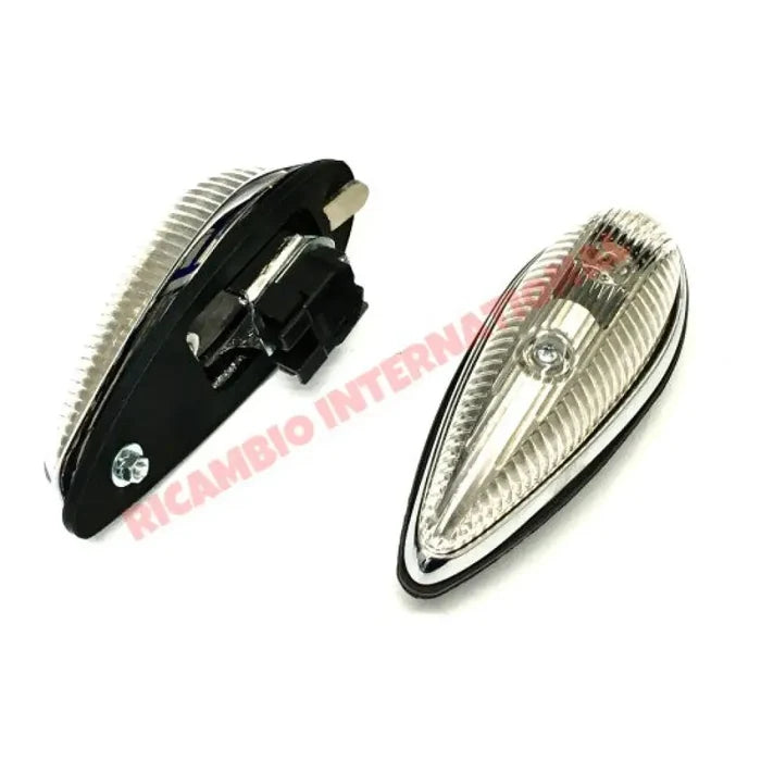 Pair of Front Side Lamp Rubber Seals - Classic Fiat 500 N - Lights - Lamps and Lenses