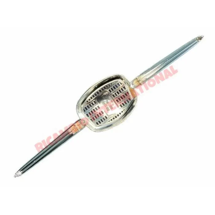 Plastic Chrome Front Badge Grille & Clips - Classic Fiat 500 - Classic Fiat 500 Parts & Spares
