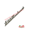 Polished Chrome ’500Montecarlo’ Metal Badge & Clips - Rear Badges