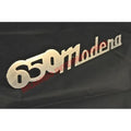 Polished Chrome ’650Modena’ Metal Badge - Classic Fiat 500 Parts & Spares