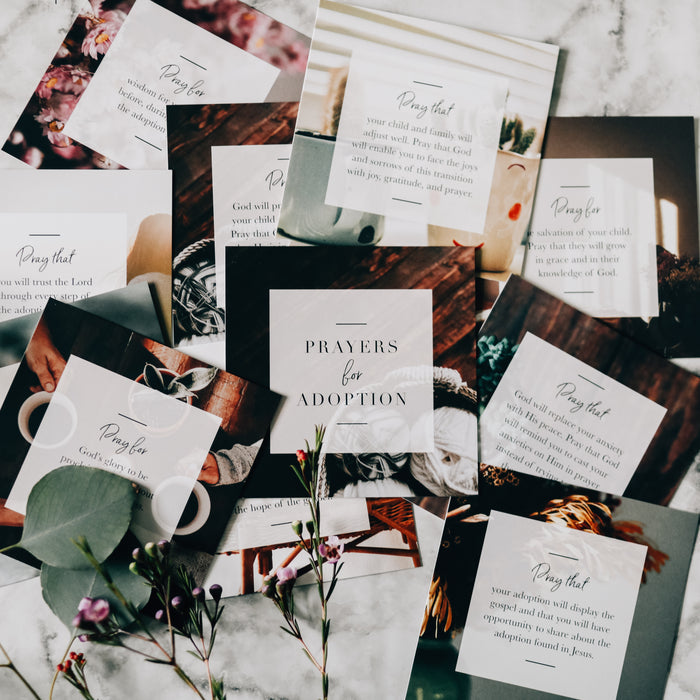 scripture cards for prayers for adoption