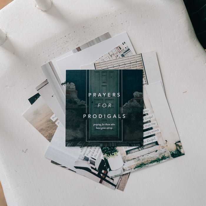 verse cards with prayers for a prodigal in your life