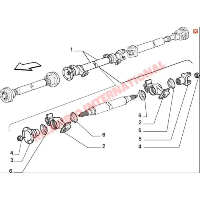 Prop Shaft Support - Classic Fiat Panda - Suspension and Related Parts