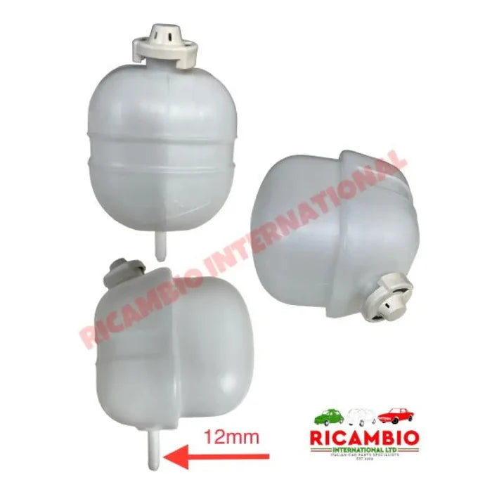 Radiator Expansion Tank & Cap (12mm outlet) - Fiat 600,850 Seat 600 - Heating & Cooling