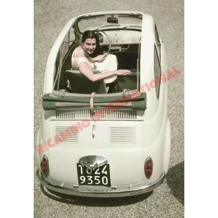 Rear ’500 Nuova’ Badge (aluminium) - Classic Fiat 500 - Classic Fiat 500 Parts & Spares