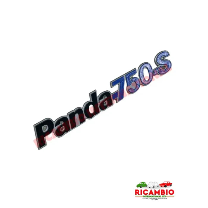 Rear Badge - Classic Fiat Panda 750S - Badges & Emblems
