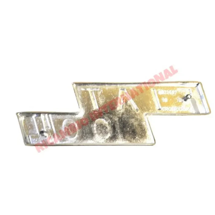 Rear Badge & Clips (metal) - Classic Fiat 500 - Classic Fiat 500 Parts & Spares