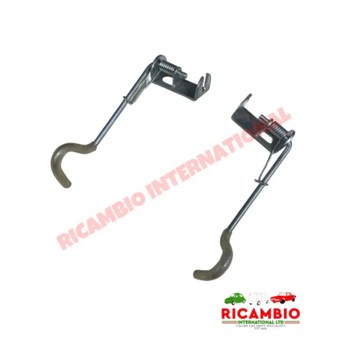 Rear Engine Lid Side Opening Catch Kit - Classic Fiat 500 - Abarth
