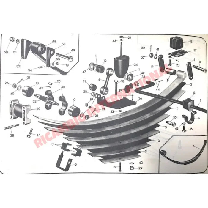 Rear Suspension Bump Stop - Lancia Fulvia - Suspension