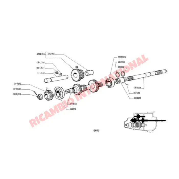 Reverse Gear - Classic 500 - Gearbox and Parts