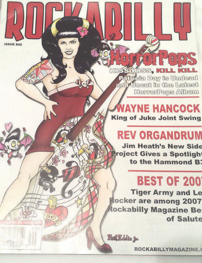 Rockabilly Magazine Back Issue #40 HorrorPops cover art Patricia Day Fast Eddie