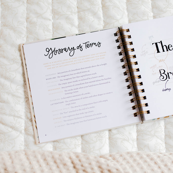 christian hand lettering workbook
