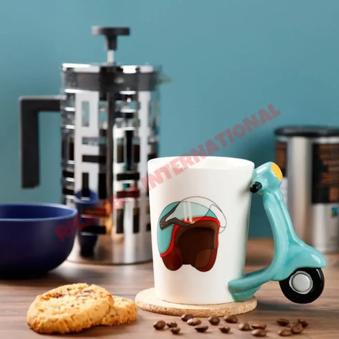 Speed King Scooter Ceramic Shaped Handle Mug - Toys - Gifts & Novelty Items