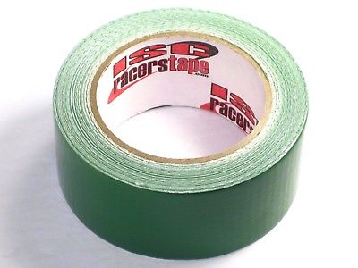 1 roll of green duct tape ISC Racers Quick motorcycle Repair 100 mph holds firm