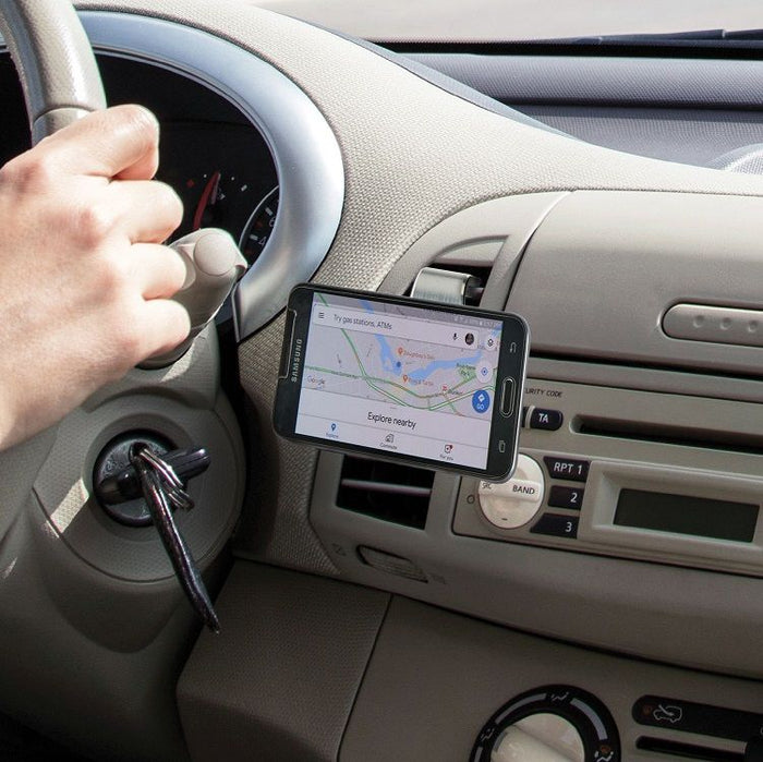 TALUS HIGH ROAD AIR VENT MAGNETIC PHONE MOUNT HR-3544-SLV