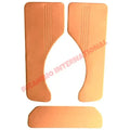 Tan/Ocra Rear Inner Panel Kit - Classic Fiat 500 - Interior Parts and Trim
