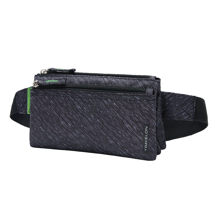 Travelon Clean Antimicrobial 6 Pocket Waist Pack 43543-51T Grey