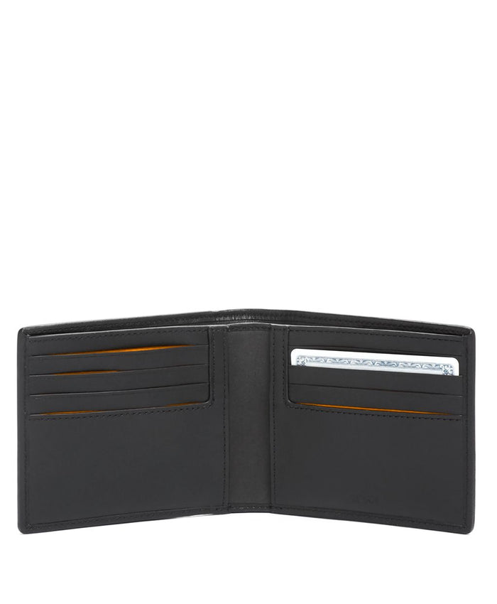 Tumi x McLaren Global Double Billfold 140120 Carbon Fiber/Papaya