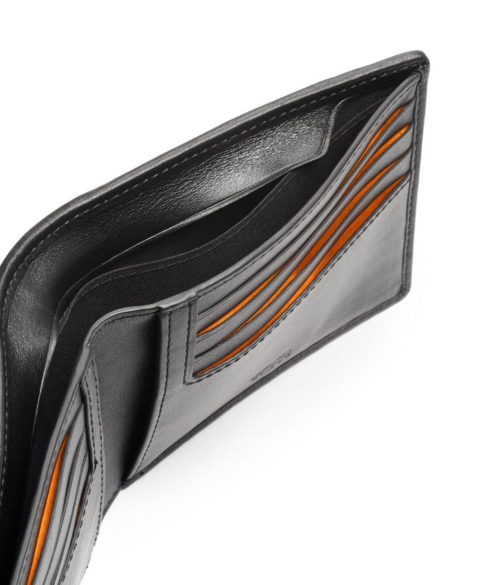 Tumi x McLaren Global Double Billfold 140120 Carbon Fiber/Papaya