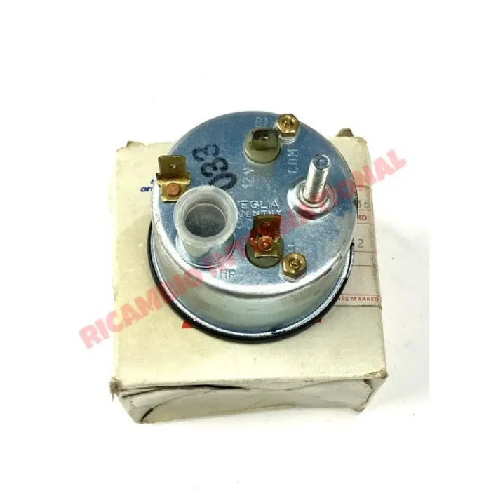 Veglia Oil Pressure Gauge - Classic Fiat 500,126,127,128 - Ignition and Electrical System