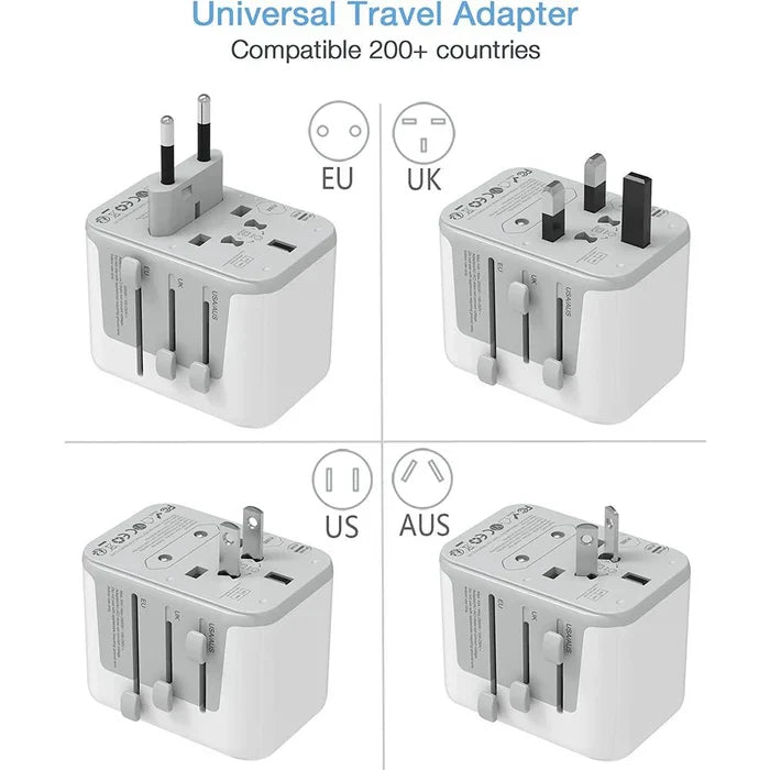 Voltage Valet Universal AdapterPlug with USB-A & USB-C Ports #UAPC