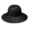 Wallaroo Women's Petite Scrunchie Wide Brim Small Sun Hat UPF 50+